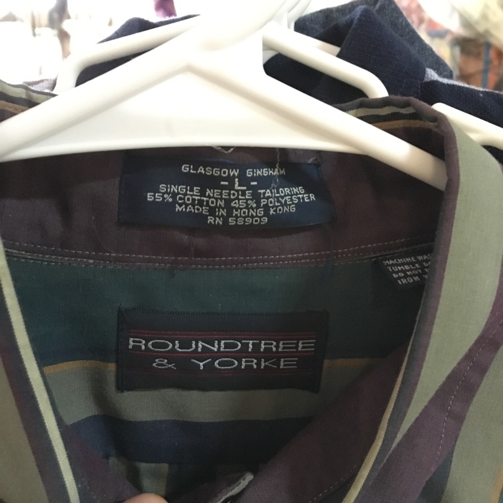 Roundtree and Yorke button down - Picture 2 of 2